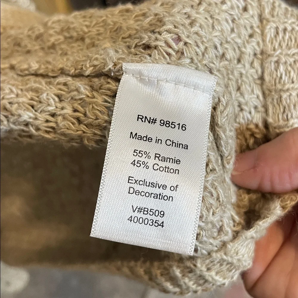 Coldwater Creek Taupe Button-Up Cardigan - Picture 6 of 7